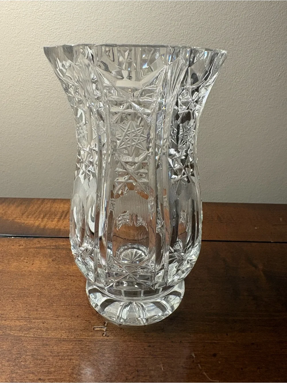 Lausitzer Bleikristall crystal vase - Picture 1 of 2